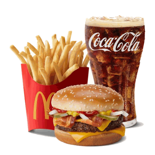 Bacon Quarter Pounder with Cheese Meal Price USA 2 McDonald's Bacon Quarter Pounder with Cheese Meal menu item on the USA menu