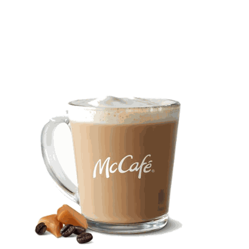 McDonald's McCafe Caramel Latte Medium price USA 2026