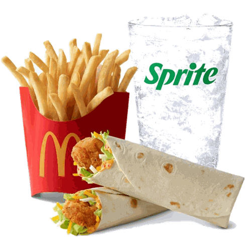 McDonald's Spicy Snack Wrap Meal price USA 2026