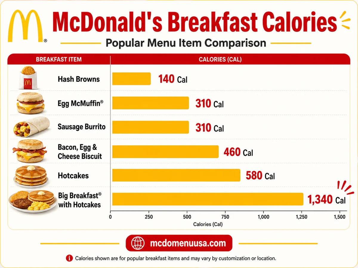 How many calories are in Mcdonald's Breakfast