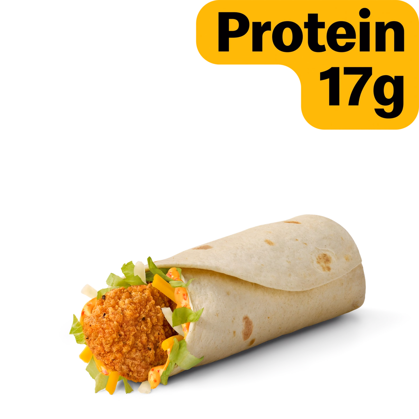 Now Crispier McCrispy® Strip Spicy Snack Wrap®