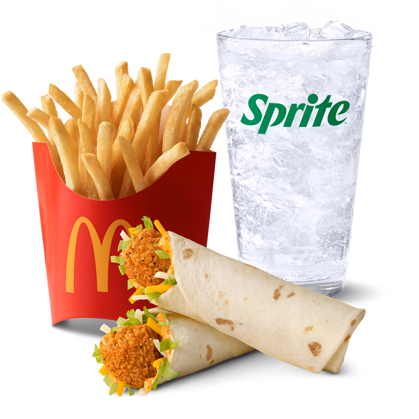 McDonald's Now Crispier McCrispy Strips Spicy Snack Wrap Meal