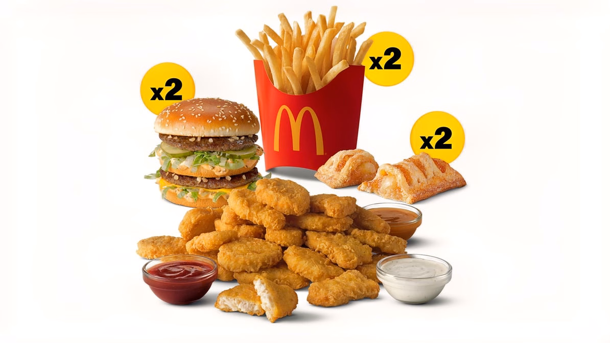 Classic Big Mac Pack with Apple Pie — McDonald’s product photo from the linked DoorDash menu