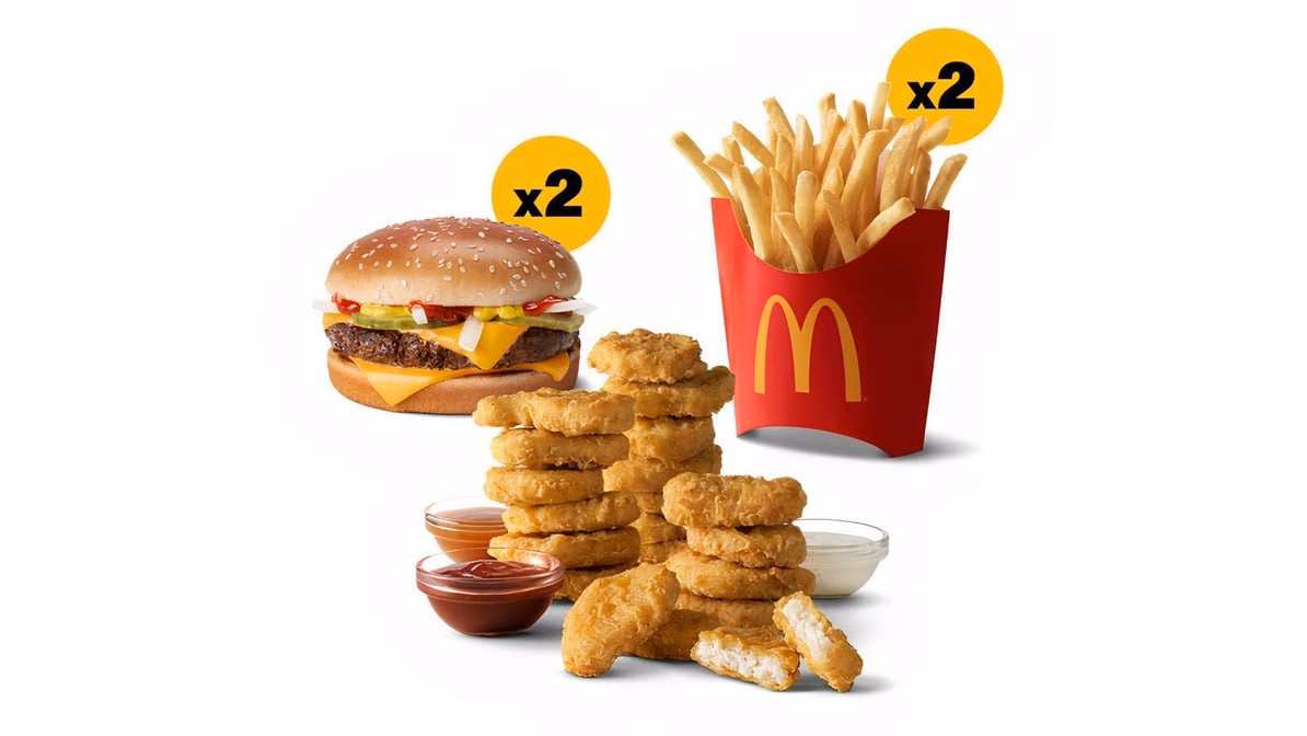 Classic Quarter Pounder with Cheese Pack — McDonald’s product photo from the linked DoorDash menu