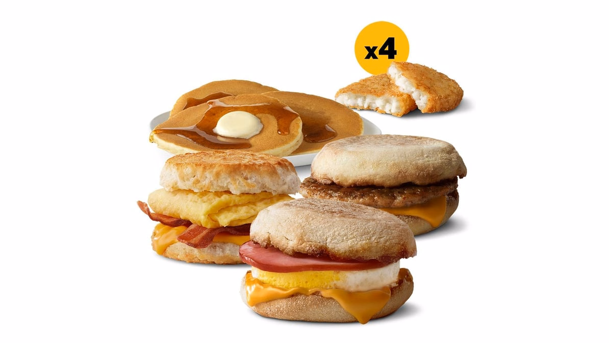 Family Breakfast Meal — McDonald’s product photo from the linked DoorDash menu