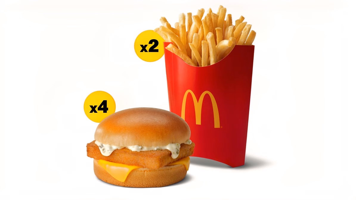 Filet-O-Fish Family Pack — McDonald’s product photo from the linked DoorDash menu