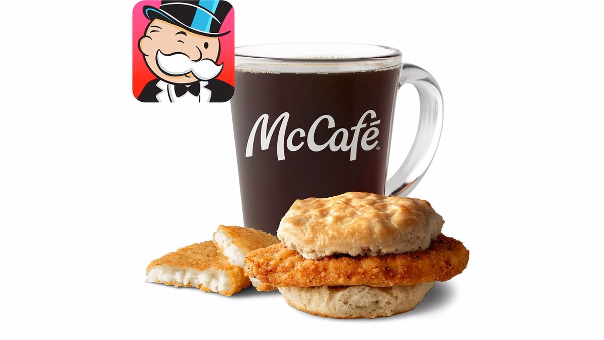 McChicken Biscuit Meal — McDonald’s product photo from the linked DoorDash menu