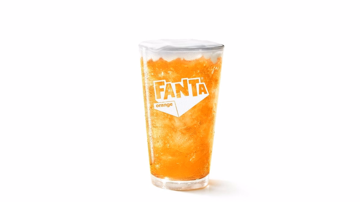 Orange Dream with Fanta — McDonald’s product photo from the linked DoorDash menu
