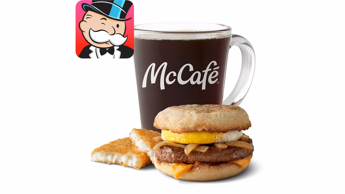 Steak, Egg & Cheese McMuffin Meal — McDonald’s product photo from the linked DoorDash menu
